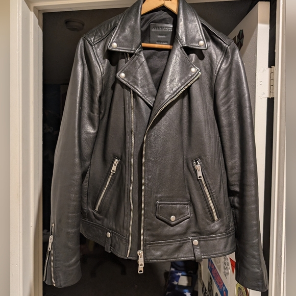 All Saints Milo leather jacket